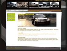 Tablet Screenshot of blackexecutivecars.com